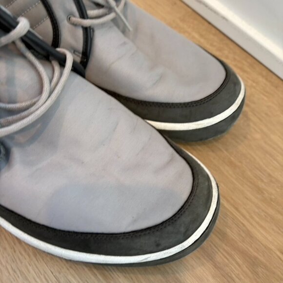 ** Yohji Yamamoto high top sneakers Gray Size 12.5 Mens - Picture 2 of 9